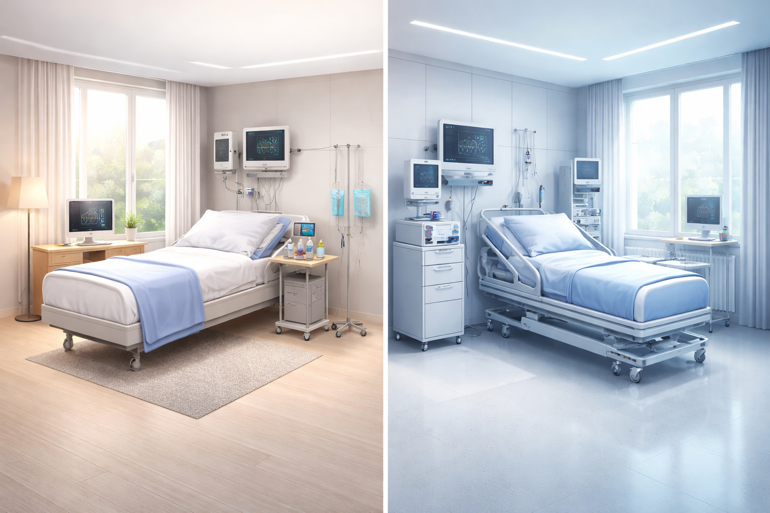 Home Nursing vs Hospital Care